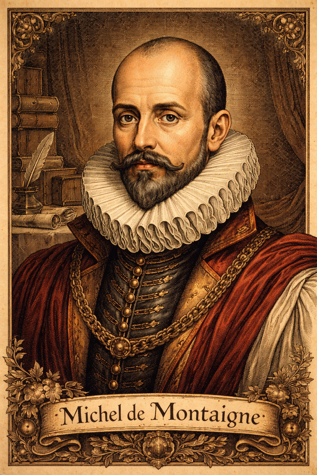 Portrait of Michel de Montaigne